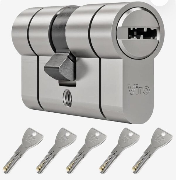 Cilindro Europeo Viro X6 Pro 30/40 NK 70 mm: sicurezza evoluta e affidabilità per porte blindate moderne - foto 1
