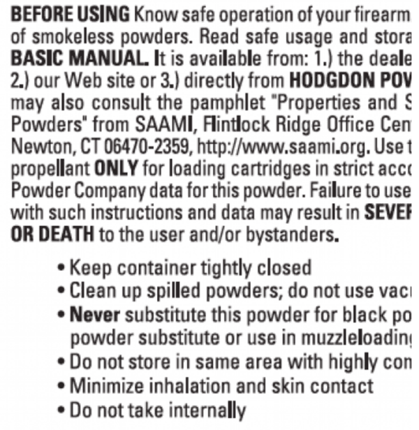 Hodgdon H1000 rifle powder - Image 3