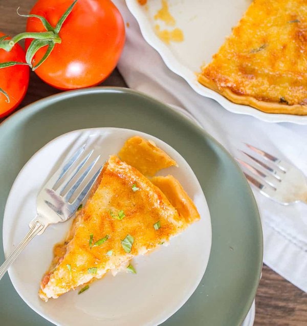 southern tomato pie from above