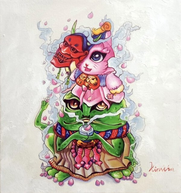 浮世旅絵 – 決戦カエル怪人