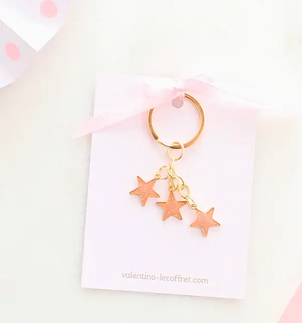 Llavero Estrellas Caja de Regalo Estrellas