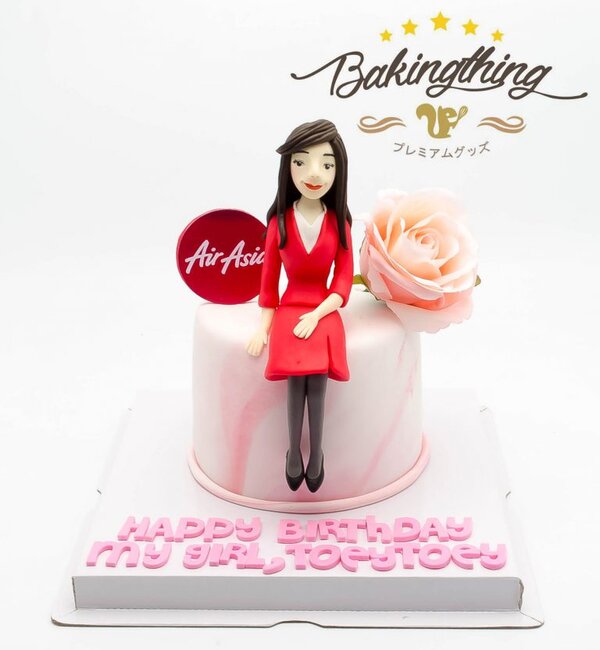 เค้ก 3 มิติ AirAsia