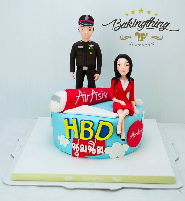 เค้ก 3 มิติ Airasia