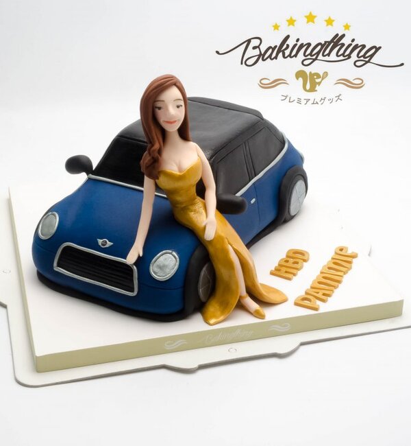 เค้ก 3 มิติ Mini cooper