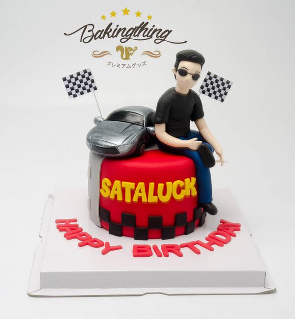 เค้ก 3 มิติ Racing Car