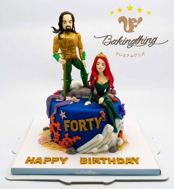 เค้ก 3 มิติ Aqua man