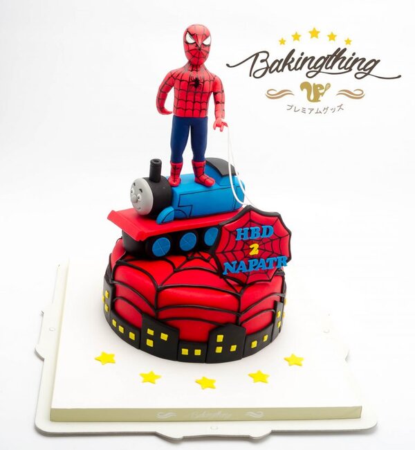เค้ก 3 มิติ Spiderman