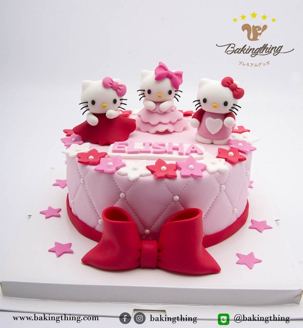 เค้ก 3 มิติ Kitty