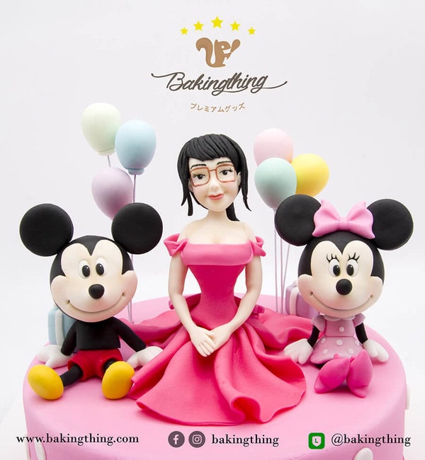 เค้ก 3 มิติ ผู้หญิง