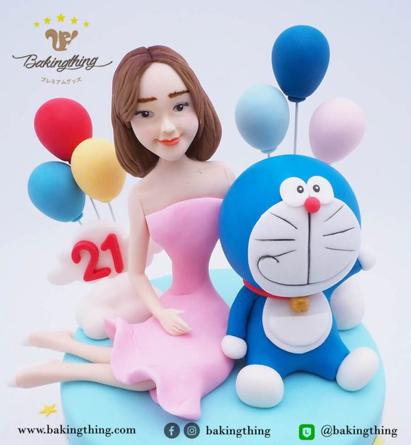 เค้ก 3 มิติ Doremon