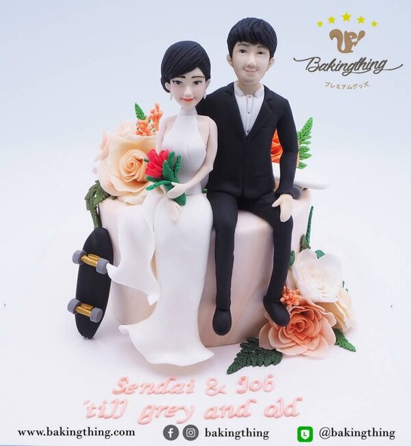 เค้ก 3 มิติ คู่รัก