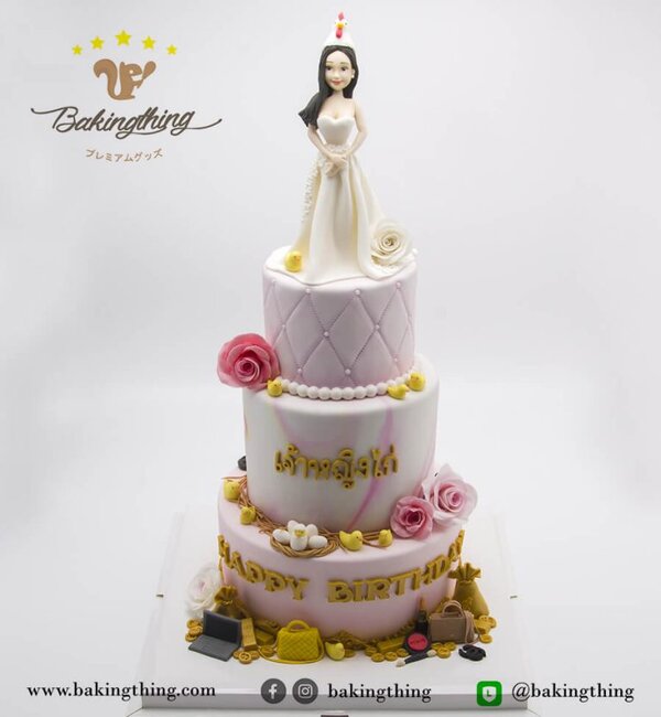 เค้ก 3 มิติ เจ้าหญิงไก่