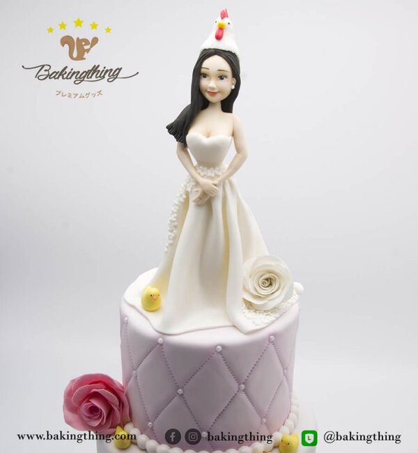 เค้ก 3 มิติ เจ้าหญิงไก่