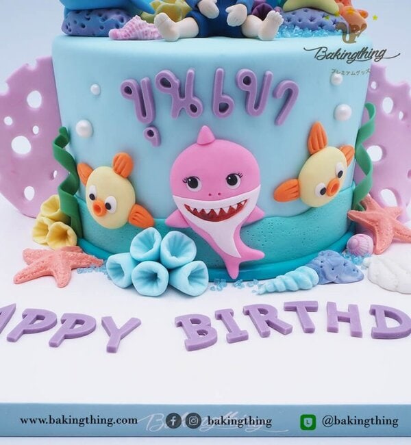 เค้ก 3 มิติ Baby shark