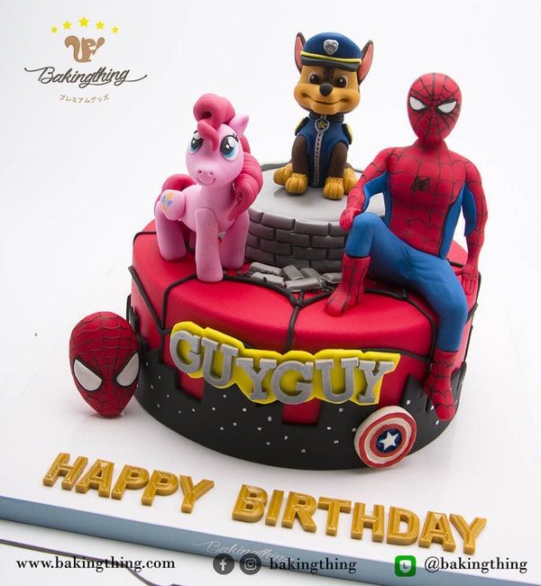 เค้ก 3 มิติ Superhero