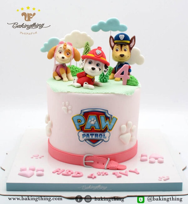 เค้กวันเกิด Paw Patrol
