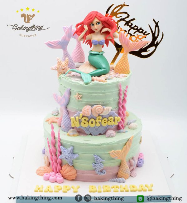 เค้กวันเกิด Mermaid