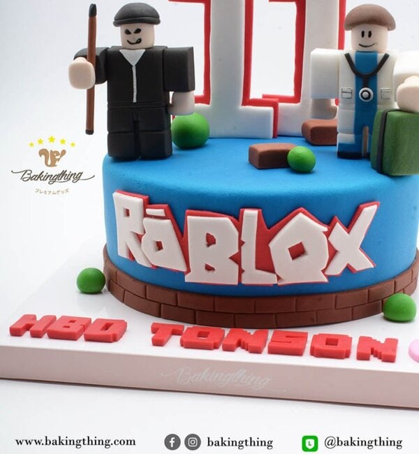เค้กการ์ตูน Roblox
