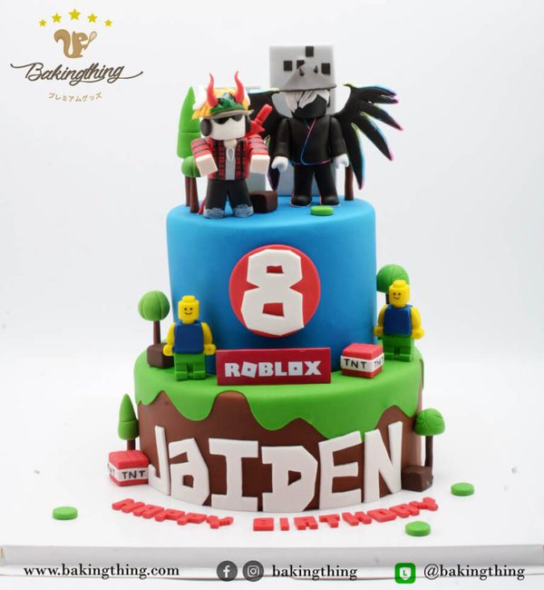 เค้กการ์ตูน Roblox