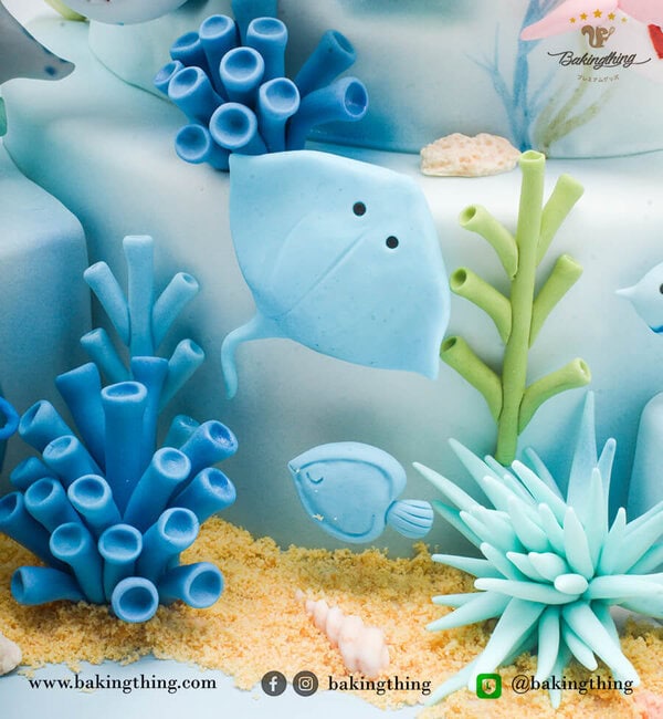 เค้ก 3 มิติ Under the sea