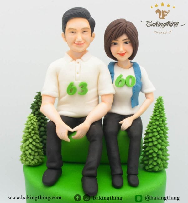 เค้ก 3 มิติ คู่รัก