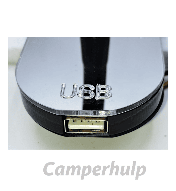 Krachtige Flexibele Spot USB Zwart 12V