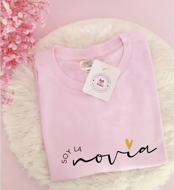 Camiseta Despedida de Solteras Novia Corazón