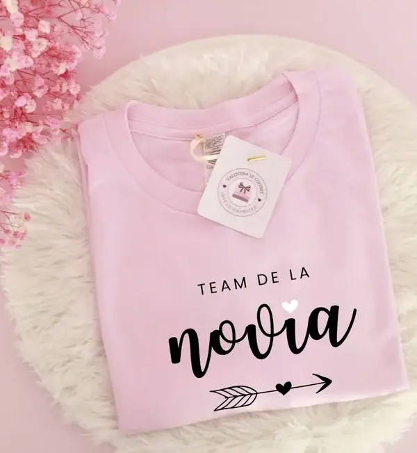 Camiseta Team Bride Flecha de amor