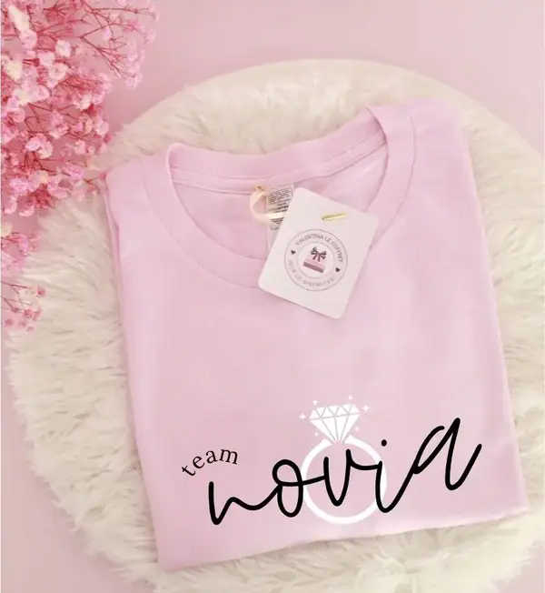 Camiseta Team Bride anillo blanco