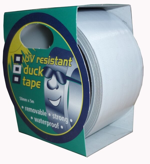 GREY TAPE ADHESIF RESISTANT - UV ROULEAU 5CMX5M