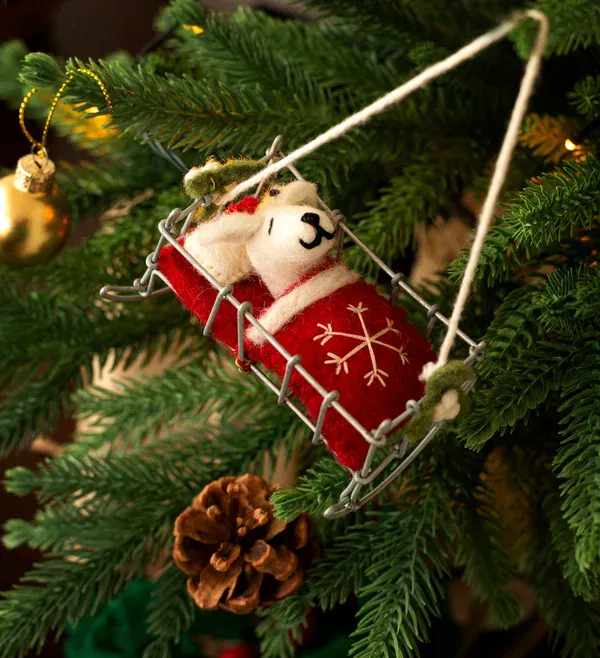 Dálmata durmiendo en su camita
