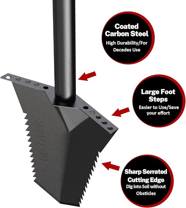Dr.otek Heavy Duty Meta Detector Shovel 2