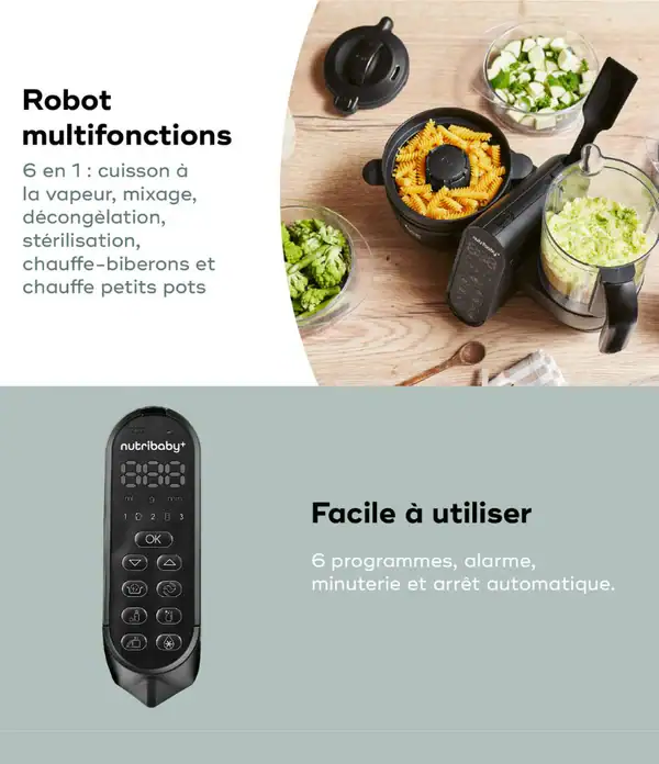 Babymoov Robot culinaire multifonctions Nutribaby XL – Image 5