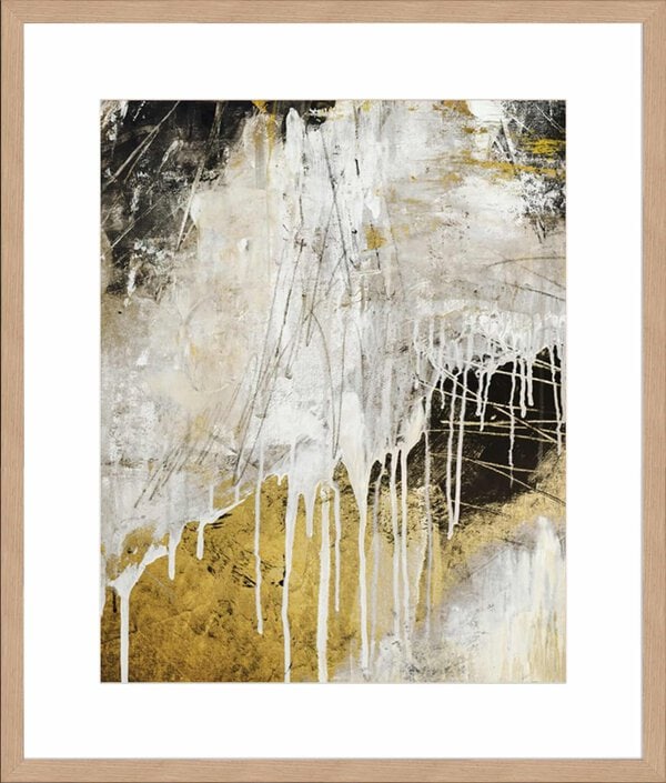 Burnished Gold - 10cm Mount Board Lg. Box Natural