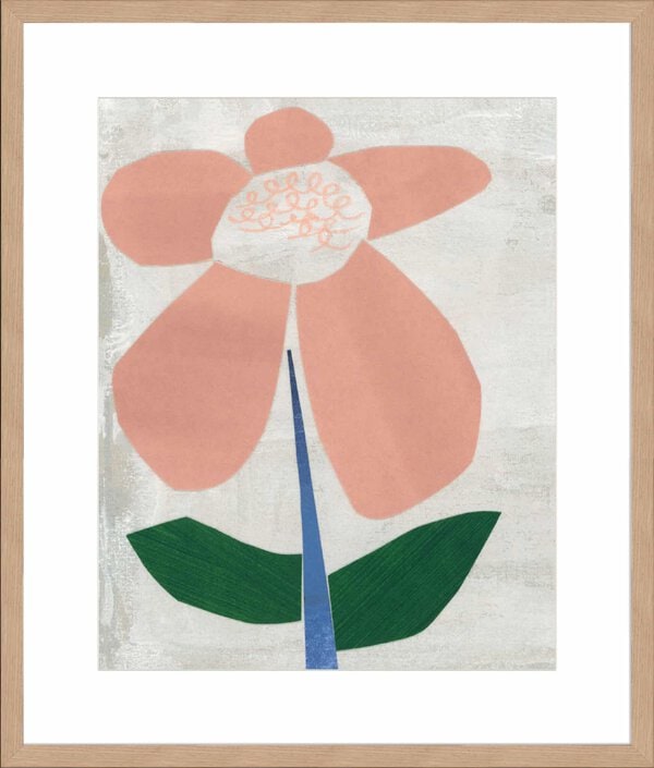 Flower Collage 8 - 10cm Mount Board Lg. Box Natural