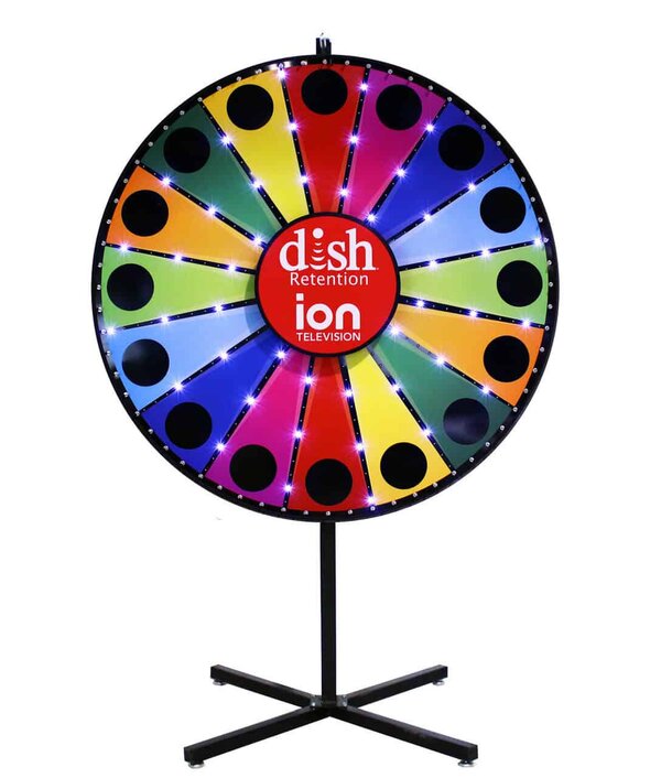 LED Prize Wheel Rental rental for events in Los Angeles, Orange County, and nationwide