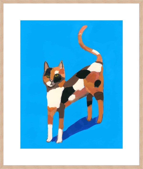 Chamomile, The Bad Cat - 10cm Mount Board Box Natural