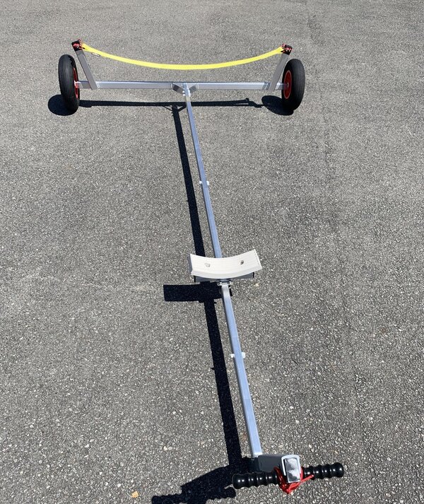 CHARIOT ALU DE MISE A L'O - PETIT DERIVEUR (<120kgs)