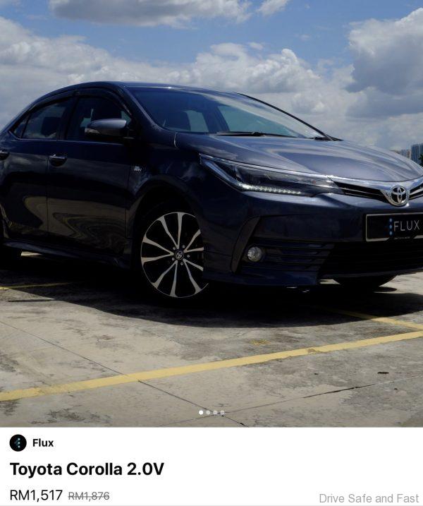 Toyota Corolla Altis Flux Discount March 2020