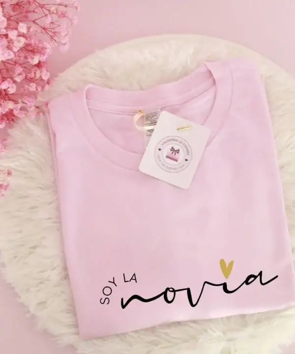 Camiseta Despedida de Solteras Novia Corazón