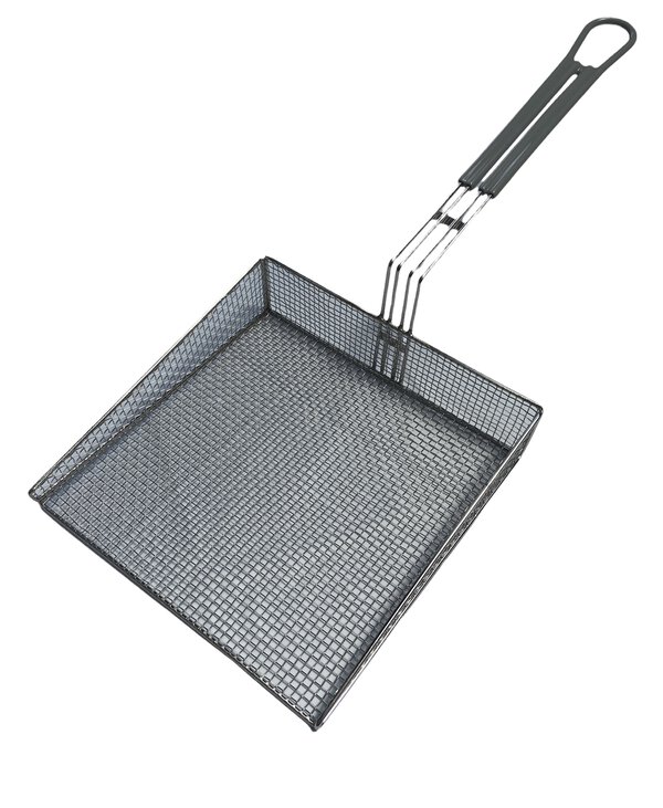 Quality Industries Stainless Steel Fry Shovel with 355mm Handle, 300x300mm (12"x12")