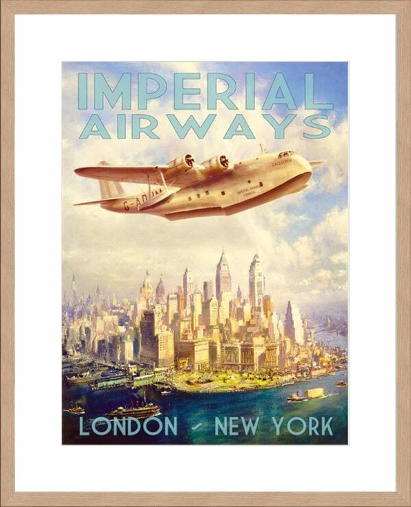 Imperial Airways - 10cm Mount Board Lg. Box Natural