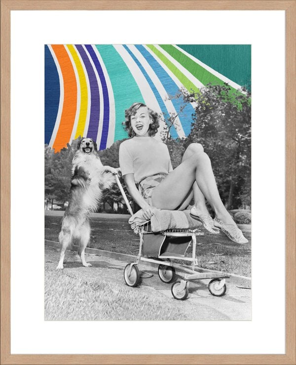 A Day at the Beach - 10cm Mount Board Lg. Box Natural