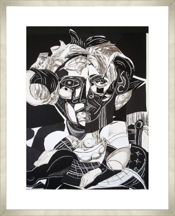Black and White II - 10cm Mount Board Med. Box Champagne
