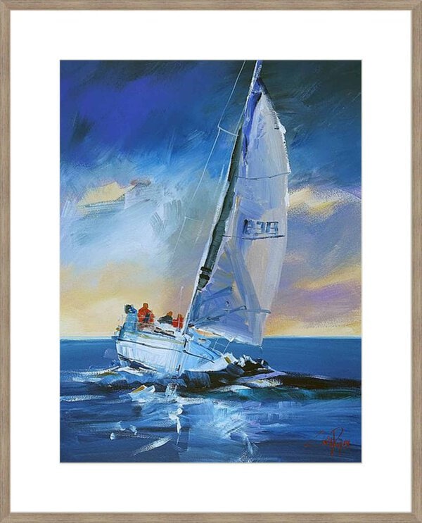 Night Sail - 10cm Mount Board - Image 2