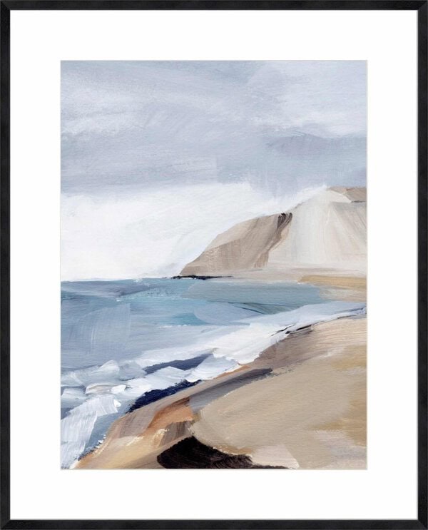 Calm Blue Coast I - 10cm Mount Board - Image 4