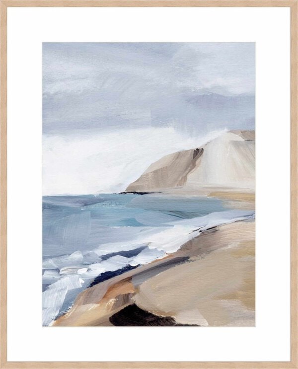 Calm Blue Coast I - 10cm Mount Board - Image 5