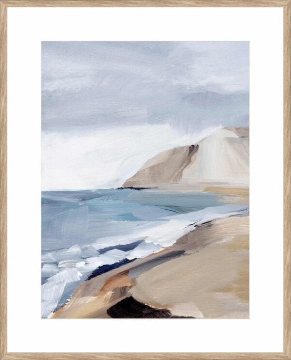 Calm Blue Coast I - 10cm Mount Board - Image 3