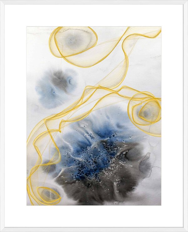 Coastal Watercolor Abstract IV - 10cm Mount Board - Image 6