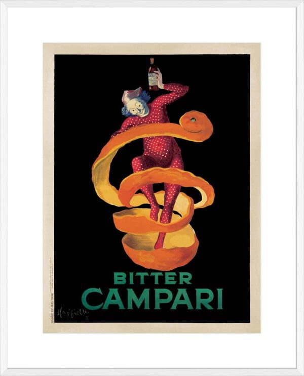 Bitter Campari - 10cm Mount Board Box White